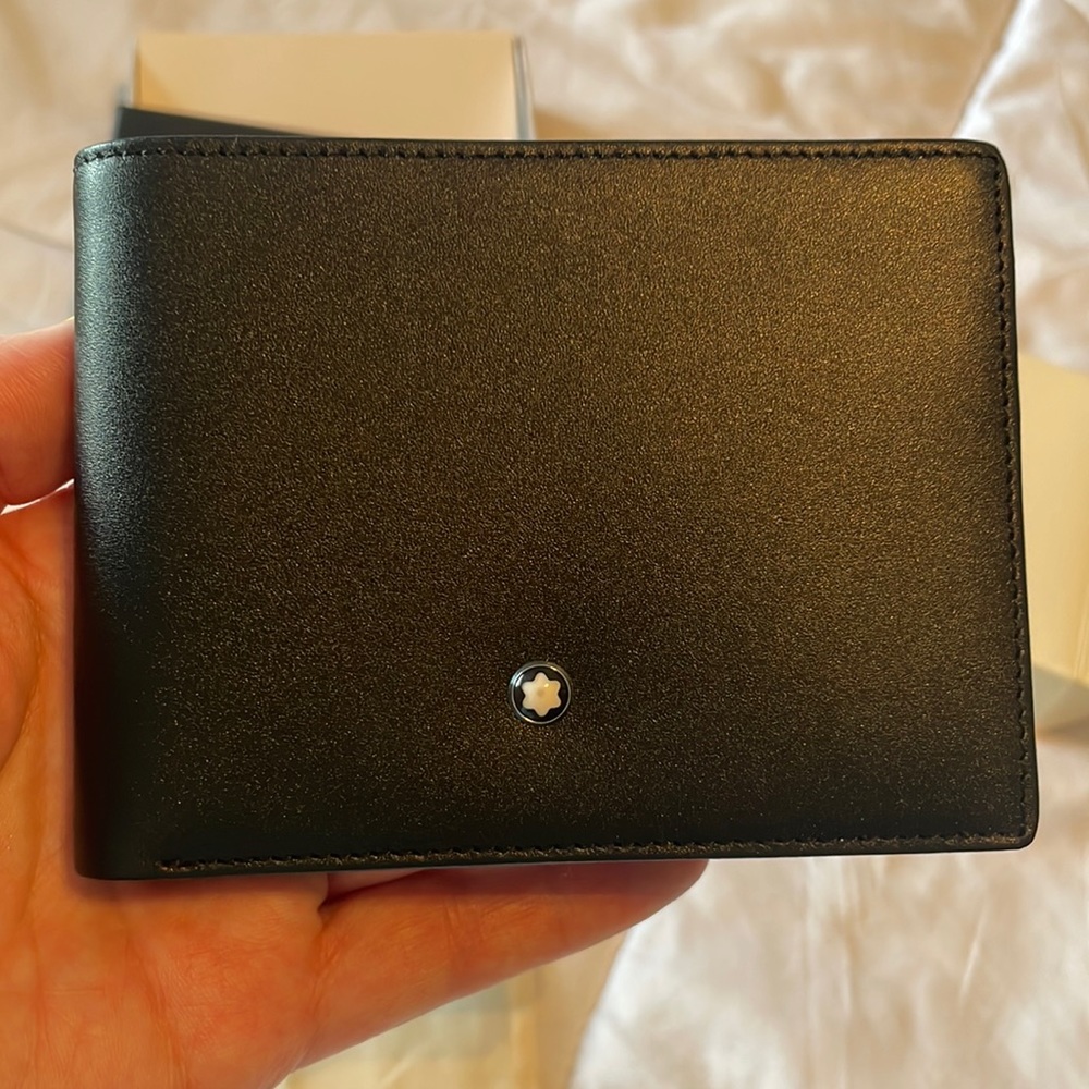 Montblanc Meisterstuck Leather Collection Mens Wallet New